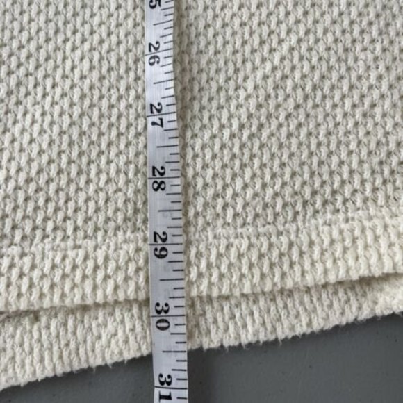 NWT Free People She's A Keeper Oversized Off Shoulder Sweater Tunic Cream L - Picture 11 of 12